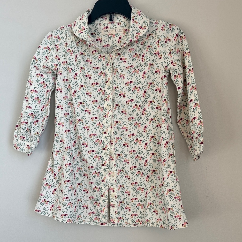 Floral Shirt Dress